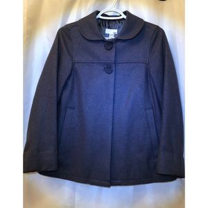 H&M Girls grey wool jacket